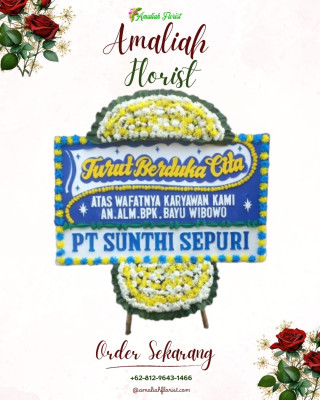 Papan Bunga Duka di Logandeng